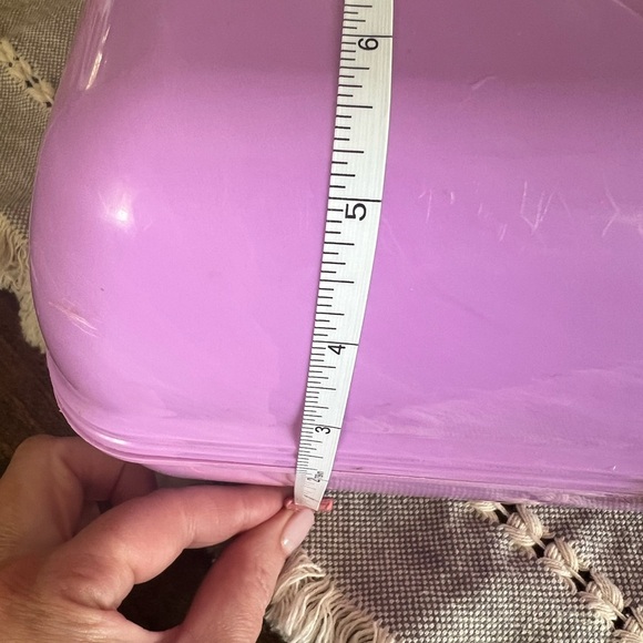Caboodle Vintage Purple Storage Box with Handle, EUC, 90’s, makeup, cosmetics - Picture 7 of 7